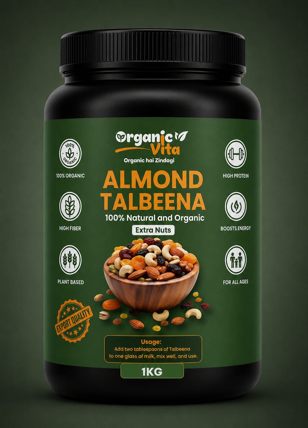 ALMOND TALBEENA
