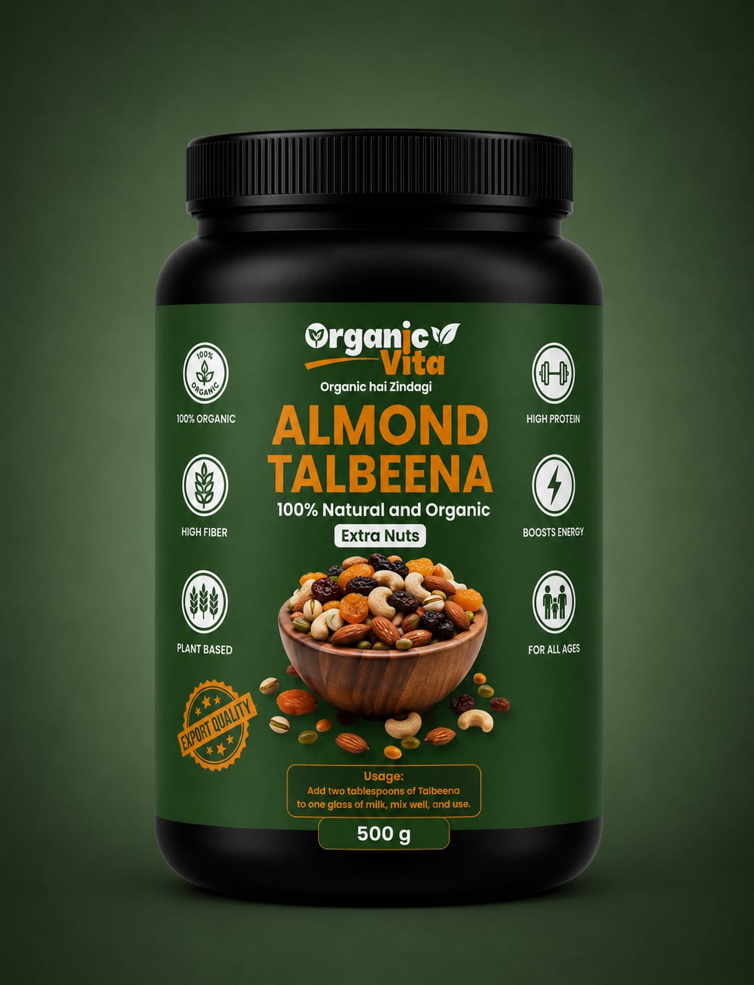 ALMOND TALBEENA 500gm